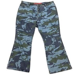 vintage y2k revolt jeans camo pattern NWOT